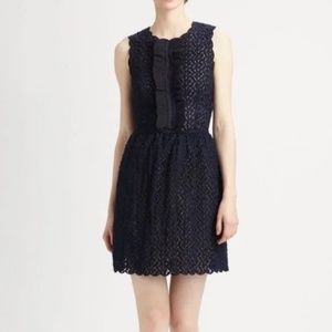 RED Valentino Navy Lace Dress